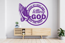 Load image into Gallery viewer, Pray wall decal, Religious Wall Sign, Christian Wall Words, Church Sanctuary Wall Art, Church Wall Decor, Religious Wall Art 783RS