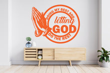 Load image into Gallery viewer, Pray wall decal, Religious Wall Sign, Christian Wall Words, Church Sanctuary Wall Art, Church Wall Decor, Religious Wall Art 783RS