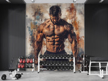 Load image into Gallery viewer, Bodybuilder Gym Wall Art – Modern Fitness Motivational Mural Poster Vn078