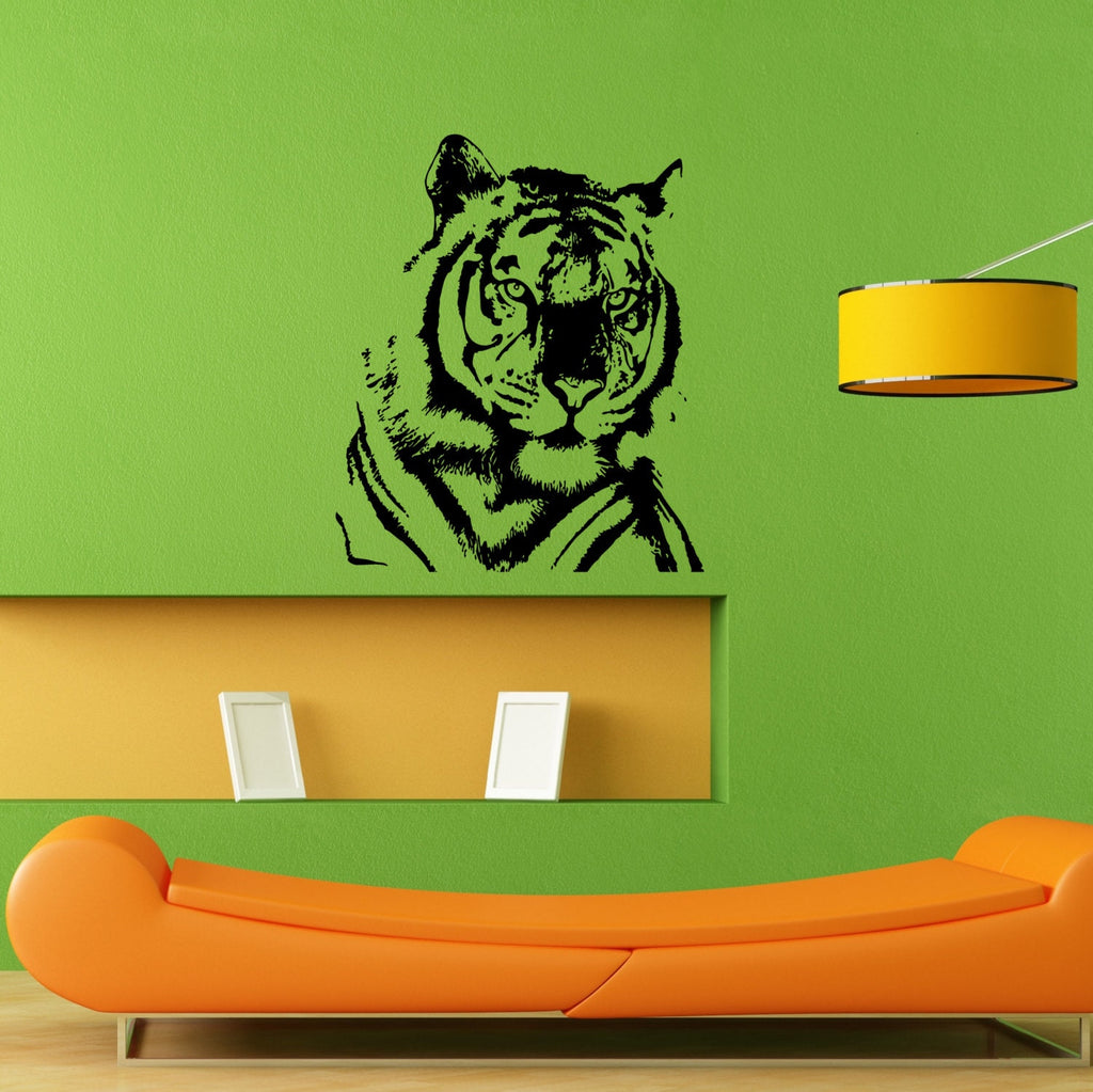 Tiger Jungle Animal Predator Cat Family Wall Sticker Vinyl Mural Decal Home Art Decor DIYFREE SHIPPING L001