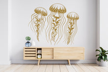 Load image into Gallery viewer, Jellyfish Wall Decal, Jellyfish Wall Art Modern Wall Stickers, Jellyfish Bathroom Decor, Jellyfish Room Wall Art Jellyfish Home Decor 790RS