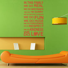 Load image into Gallery viewer, Love Family Friends Happy Joy Quote Wall Sticker Vinyl Mural Decal Home House Apartment Art Decor FREE SHIPPING L011