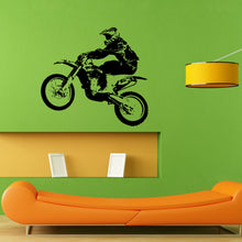 Load image into Gallery viewer, Dirt Bike Racing Biker Extreme Sport Wall Sticker Vinyl Mural Decal Home House Apartment Art Decor FREE SHIPPING L015