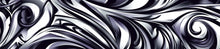 Load image into Gallery viewer, Black Silver Swirl Truck Wrap – Custom Vinyl Full-Body Wrap for Lifted Pickup – Red Accents – Artistic Spiral Design – Bold Gift for Truck