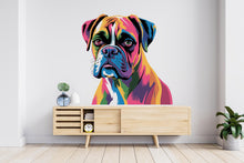 Load image into Gallery viewer, Boxer Dog wall decal Dog decor Dog wall art Decal Dog Lover Animals anime decal Dog Bathroom Wall Decals Stickers Vinyl 759RS