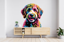 Load image into Gallery viewer, Goldendoodle Dog wall decal Dog decor Dog wall art Decal Dog Lover Animals anime decal Dog Bathroom Wall Decals Stickers Vinyl 761RS