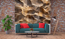 Load image into Gallery viewer, 3D Abstract Wall Art Texture Print, Modern Organic Wall Decor, Earth Tone Interior Art, Sculptural Effect Printable Artwork Vn584