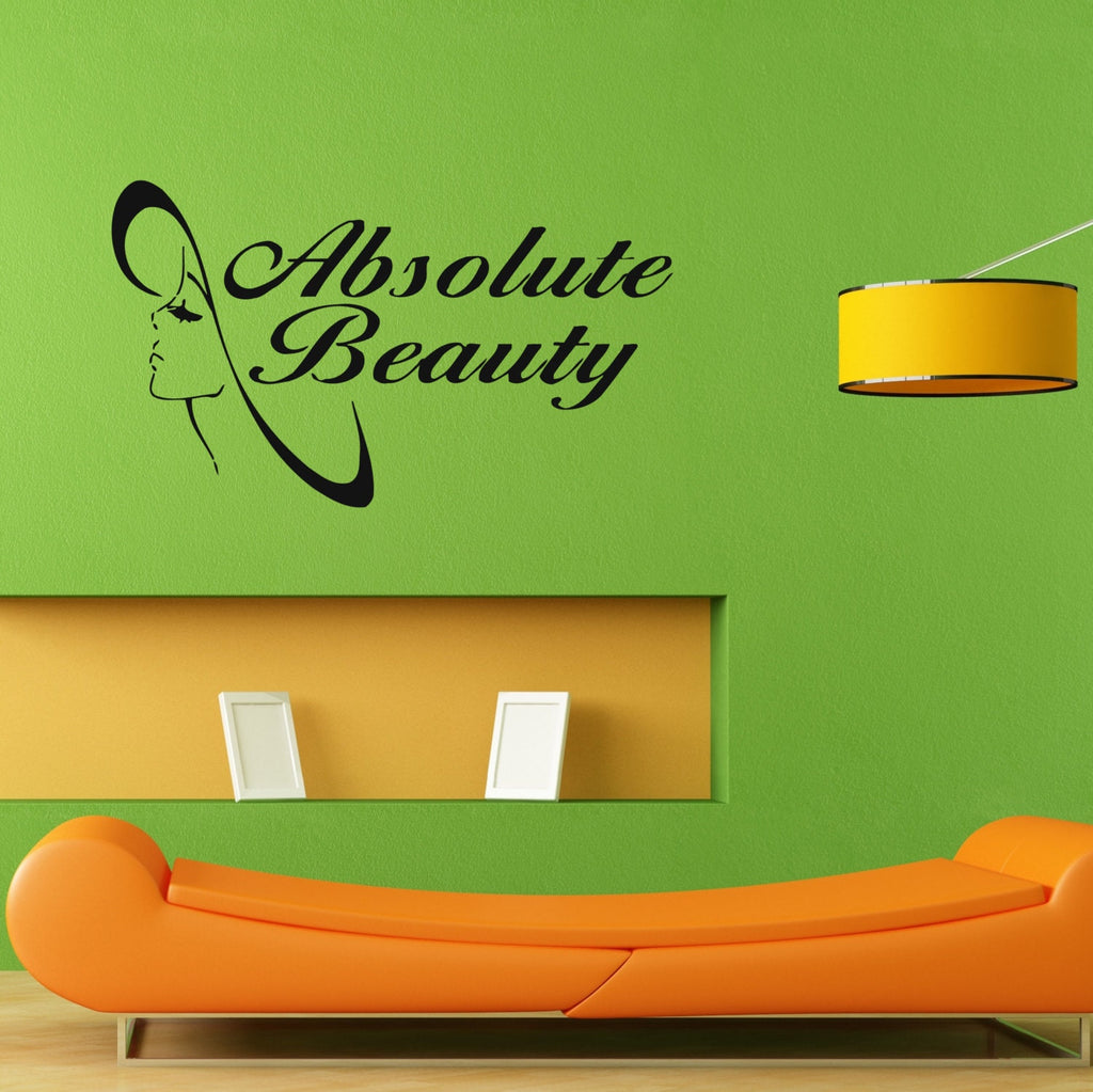 Sign Logo Hair Style Nail Beauty Salon Spa Shop Barbershop Wall Sticker Vinyl Mural Decal Home House Apartment Art Decor FREE SHIPPING L034