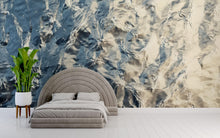 Load image into Gallery viewer, 3D Water Reflection Texture Wallpaper – Modern Abstract Flowing Design Wall Mural – Calming Stylish Bedroom Wallpaper – Luxury 3D Wall Decor