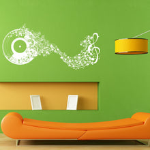 Load image into Gallery viewer, Floral Musical Notes Treble Clef Wall Sticker Vinyl Mural Decal Home House Apartment Art Decor FREE SHIPPING L063