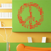 Load image into Gallery viewer, Cool Peace Love Sign Typography Wall Sticker Vinyl Mural Decal Home House Apartment Art Decor  FREE SHIPPING L065