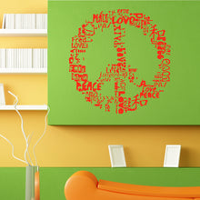 Load image into Gallery viewer, Cool Peace Love Sign Typography Wall Sticker Vinyl Mural Decal Home House Apartment Art Decor FREE SHIPPING L065