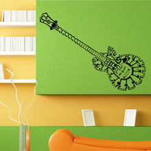 Load image into Gallery viewer, Guitar Musical Instrument Music Note Wall Sticker Vinyl Mural Decal Home House Apartment Art Decor FREE SHIPPING L070