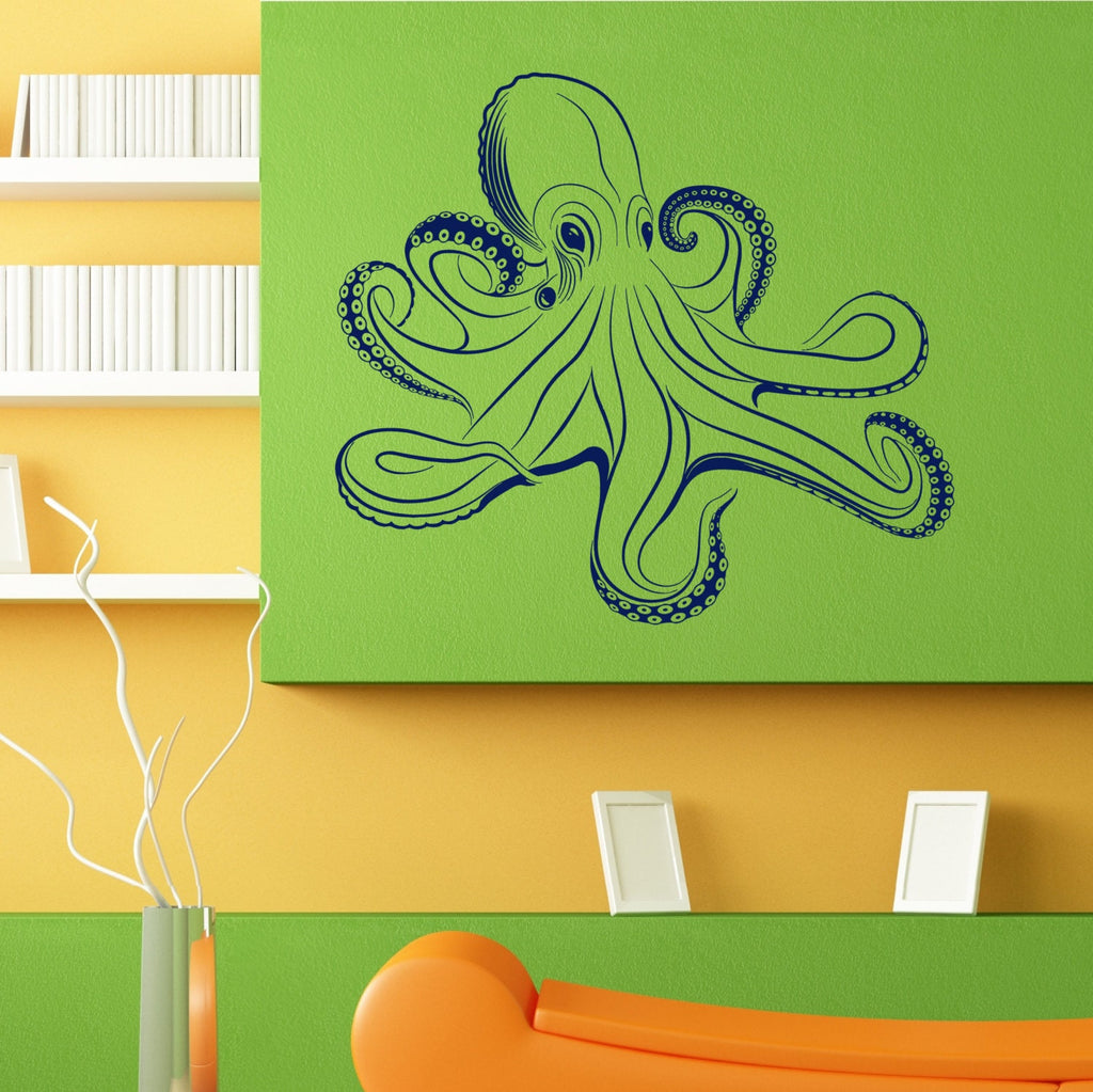 Octopus Sea Ocean Creature Wall Sticker Vinyl Mural Decal Home House Apartment Art Decor FREE SHIPPING L076