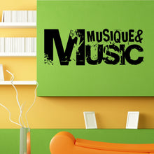 Load image into Gallery viewer, Music Mystique Wall Sticker Vinyl Mural Decal Home House Apartment Art Decor FREE SHIPPING L094