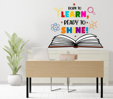 Load image into Gallery viewer, Book School Wall Art Decal, Library Wall Decal, Education Decals, Kids Room, Reading room, Classroom wall decal, School, Kids Gifts 796RS