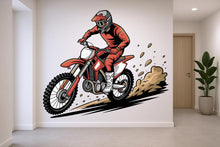 Load image into Gallery viewer, Motocross Wall Decor, Motocross Wall Decals, Ride Wall Art, Stickers Bedroom Motocross Wall Vinyl Nursery Wall Decals Art 797RS