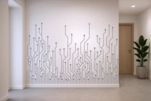 Load image into Gallery viewer, Circuit Board Wall Decal, Technology Vinyl Wall Art Decals, Company Name Decal, Office Decor, Business Wall Decal, Wall Art Office 799RS