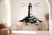 Load image into Gallery viewer, Lighthouse Wall Decal Lighthouse Wall Art Decor Lighthouse Wall Decal Gifts Sea Lighthouse Ocean Wall Sticker Lighthouse Wall Decal 776RS