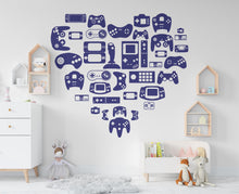 Load image into Gallery viewer, Gamer wall decal Controller decal Video Game Wall Decals Joystick Gamer Kids Bedroom Vinyl Wall Art Stickers 805RS