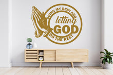 Load image into Gallery viewer, Pray wall decal, Religious Wall Sign, Christian Wall Words, Church Sanctuary Wall Art, Church Wall Decor, Religious Wall Art 783RS