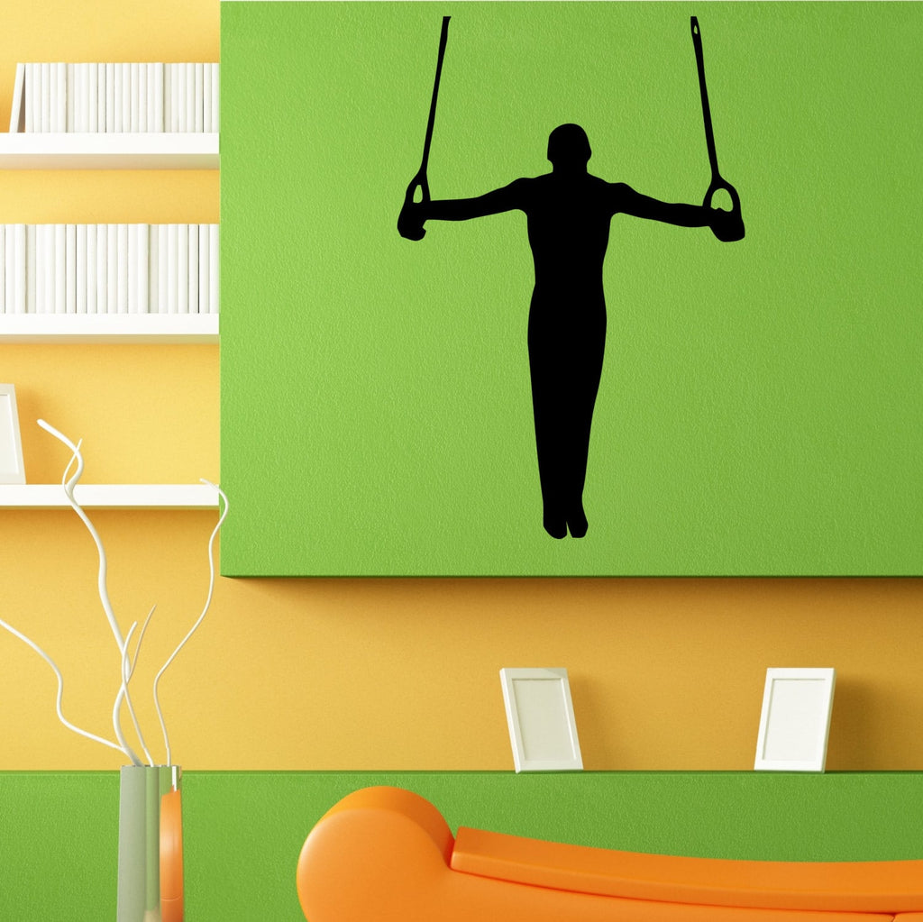 Gymnast Athlete Olympic Sport Wall Sticker Vinyl Mural Decal Home House Apartment Art Decor FREE SHIPPING L103