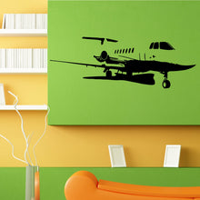 Load image into Gallery viewer, Private Jet Plane Wall Sticker Vinyl Mural Decal Home House Apartment Art Decor FREE SHIPPING L118