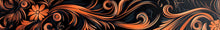 Load image into Gallery viewer, Orange Floral Swirl Car Wrap – Custom Bold Vinyl Graphic with Retro Vibes – Full-Side Vehicle Wrap – Gift for Artistic Drivers