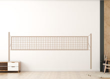 Load image into Gallery viewer, Custom Volleyball Net Wall Decal | Sporty Home Decor | Volleyball Room Decor | Vinyl Wall Art for Sports Lovers Unique Volleyball Gift 813RS