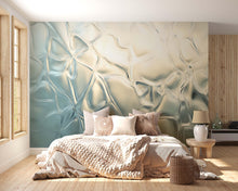 Load image into Gallery viewer, Abstract Ice Glass Effect Wall Mural, Modern 3D Textured Bedroom Accent Wallpaper Vn750