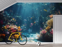 Load image into Gallery viewer, Underwater Coral Reef Wall Mural – Ocean Scene Wallpaper for Home &amp; Office Vn822
