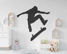 Load image into Gallery viewer, Wall Decal Skateboarder Skate Wall Art Stickers Skateboard Decals Skateboard Wall Stickers Kids Room Removable Home Decor Skate style 847RS