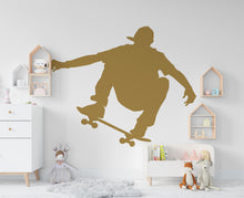 Load image into Gallery viewer, Wall Decal Skateboarder Skate Wall Art Stickers Skateboard Decals Skateboard Wall Stickers Kids Room Removable Home Decor Skate style 848RS