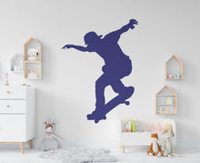 Load image into Gallery viewer, Wall Decal Skateboarder Skate Wall Art Stickers Skateboard Decals Skateboard Wall Stickers Kids Room Removable Home Decor Skate style 849RS