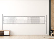 Load image into Gallery viewer, Custom Volleyball Net Wall Decal | Sporty Home Decor | Volleyball Room Decor | Vinyl Wall Art for Sports Lovers Unique Volleyball Gift 813RS