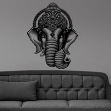 Load image into Gallery viewer, Ganesha Elephant Mandala Ornament Design Wall Sticker Vinyl Mural Decal Home House Apartment Art Decor FREE SHIPPING L137