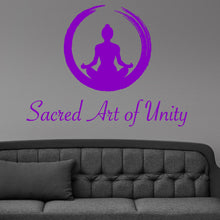 Load image into Gallery viewer, Meditation Lotus Position Unity Design Wall Sticker Vinyl Mural Decal Home House Apartment Art Decor FREE SHIPPING L151
