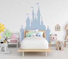 Load image into Gallery viewer, Big Castle Wall Decal Home Headboard, Boho Wall Decal, Bed Headboard Sticker, Headboard Wall Decal, Arch Wall Decal, Nursery 857RS