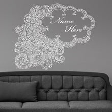 Load image into Gallery viewer, Henna Mehndi Paisley Doodle Wall Sticker Vinyl Mural Decal Home House Art Decor FREE SHIPPING L168