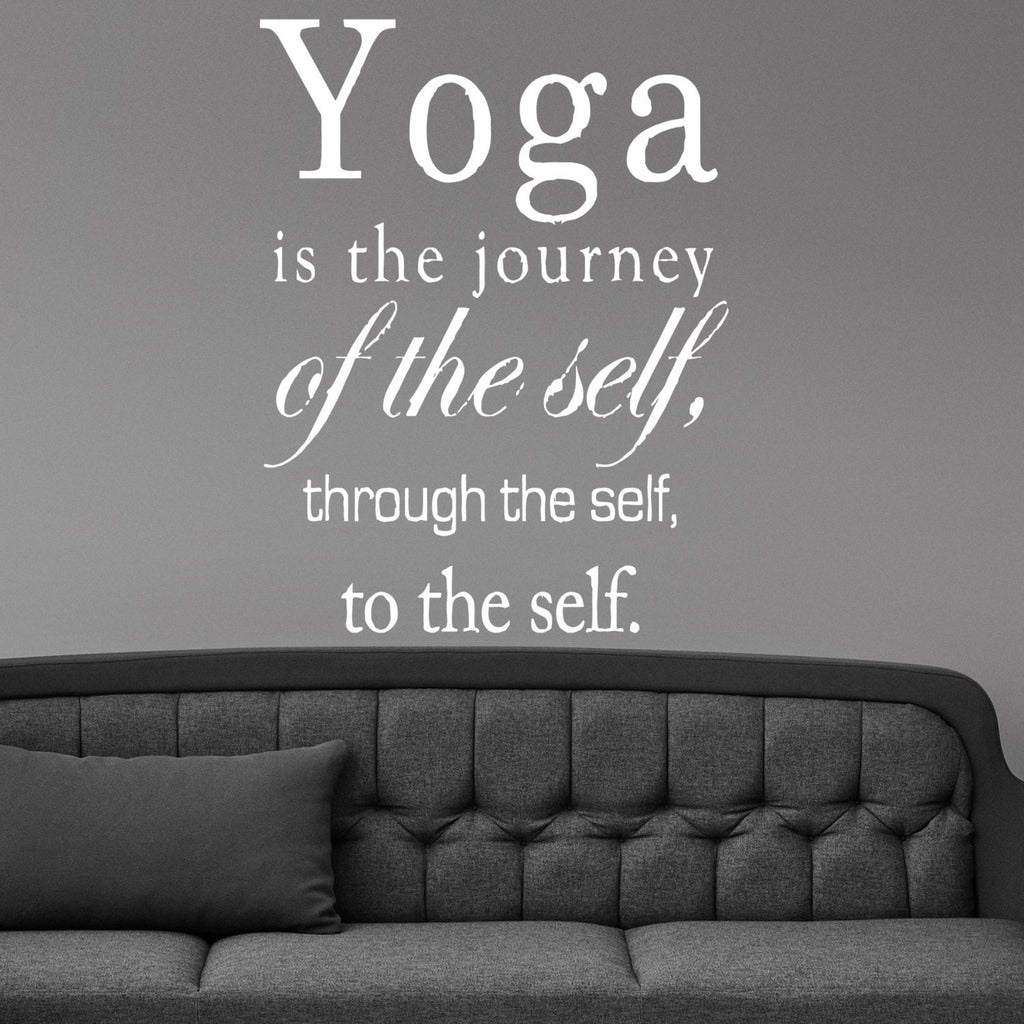 Om Peace Yoga Quote Saying Words Wall Sticker Vinyl Mural Decal Home House Art Decor FREE SHIPPING L173