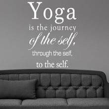 Load image into Gallery viewer, Om Peace Yoga Quote Saying Words Wall Sticker Vinyl Mural Decal Home House Art Decor FREE SHIPPING L173