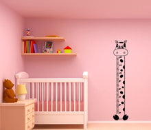 Load image into Gallery viewer, Baby Kid Children's Growth Chart Cow Moo Wall Decals Wall Decal Vinyl Mural Decor FREE SHIPPING L179
