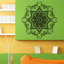 Load image into Gallery viewer, Mandala Yoga Hindi Floral Wall Sticker Vinyl Mural Decal Home House Art Decor FREE SHIPPING L166