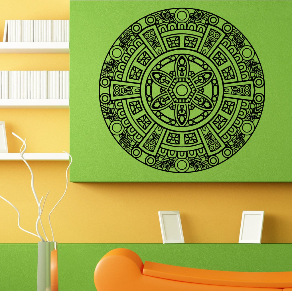 Indian God Mandala Ornament Wall Sticker Vinyl Mural Decal Home House Art Decor FREE SHIPPING L170