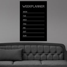 Load image into Gallery viewer, Modern Chalkboard Weekly Planner Calendar Wall Decal Vinyl Mural Home House Art Decor FREE SHIPPING L174