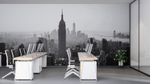 Load image into Gallery viewer, Empire State Building New York Skyline Wallpaper Mural – Black And White Cityscape Wall Art For Office Decor, Modern Bedroom Accent Wall