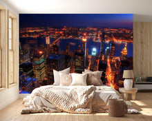 Load image into Gallery viewer, New York Cityscape Wallpaper Mural: 3D Peel and Stick Wall Decor