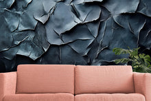 Load image into Gallery viewer, Modern 3D Textured Wall Mural | Abstract Cracked Stone Design for Living Room, Office or Studio Decor Vn729