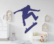 Load image into Gallery viewer, Wall Decal Skateboarder Skate Wall Art Stickers Skateboard Decals Skateboard Wall Stickers Kids Room Removable Home Decor Skate style 847RS