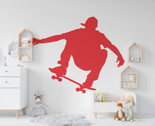 Load image into Gallery viewer, Wall Decal Skateboarder Skate Wall Art Stickers Skateboard Decals Skateboard Wall Stickers Kids Room Removable Home Decor Skate style 848RS